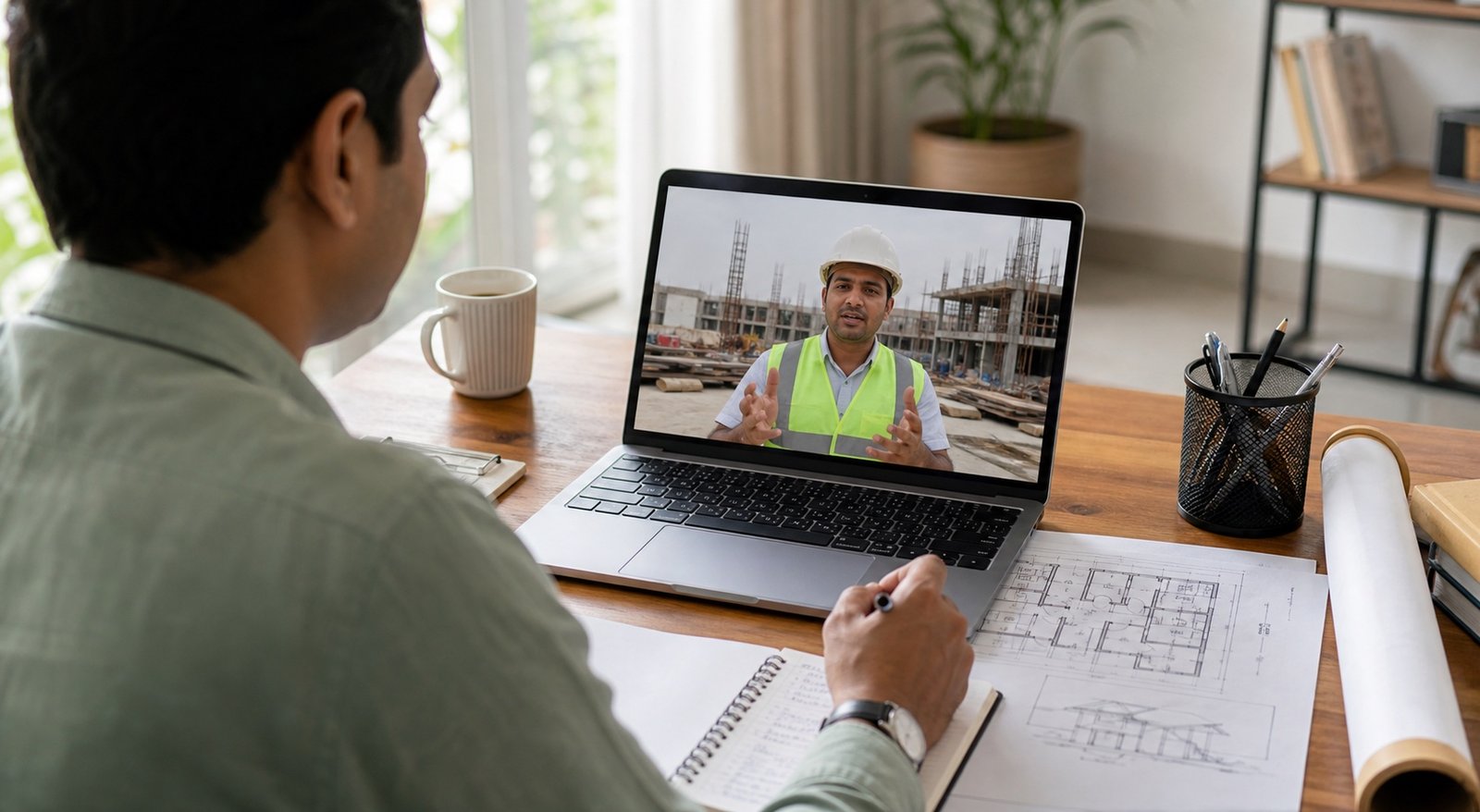 Project updates delivered remotely